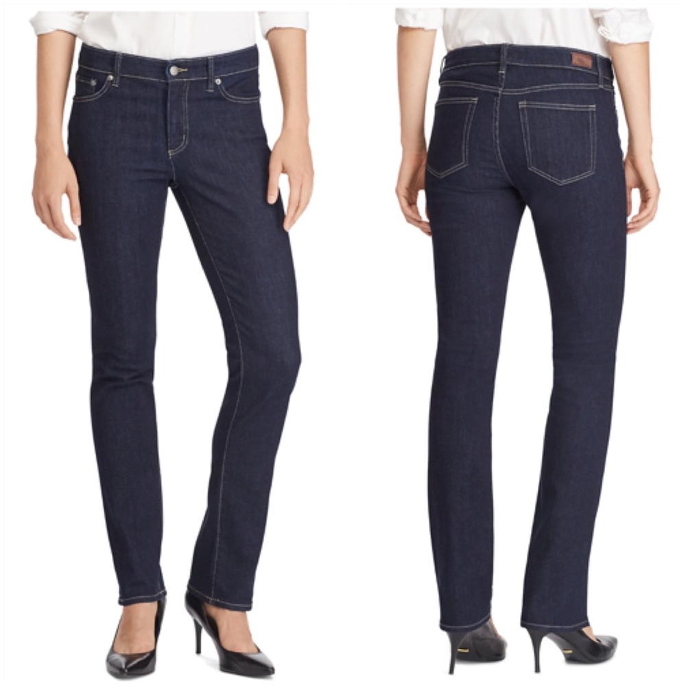 Lauren Ralph Lauren Premier Straight Jeans - Picture 9 of 11